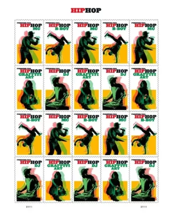 Hip Hop Stamps 2020 USPS Forever Stamps